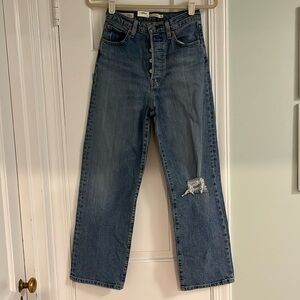 Levi’s Ribcage straight denim